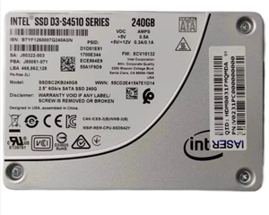 intel/英特尔台式S4510 S4500企业级2.5英寸240G/480G固态硬盘SSD