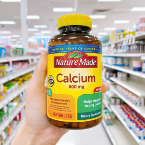 美国直邮 Nature Made Calcium 钙 维生素 D3 600mg 220粒