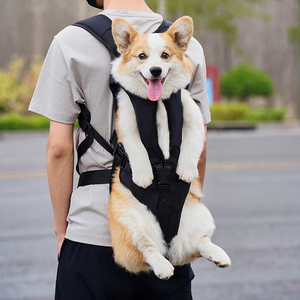 狗狗背包宠物外出双肩便携包遛狗包猫咪背带泰迪柯基小型犬胸背包