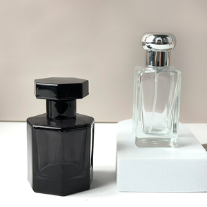 30ml高档黑色玻璃香水瓶喷雾瓶墨水瓶款香水分替换瓶空瓶子现货
