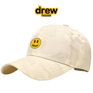 现货直营Drew House帽子男春潮棒球帽女显脸小夏季网红软顶鸭舌帽