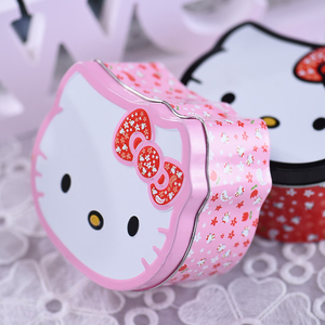 结婚糖盒创意喜糖盒子马口铁盒凯蒂KT猫糖果盒满月回礼婚庆礼盒
