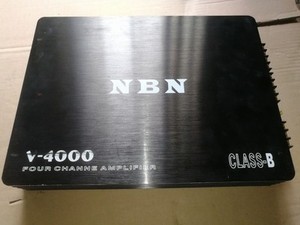 二手NBN V4000四路汽车功放4路车载功放汽车音响功放机板12V推炮