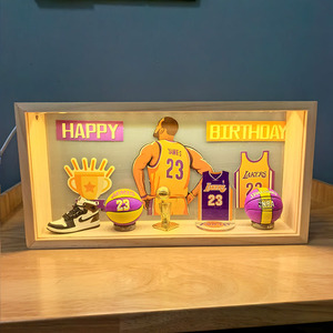 篮球创意生日礼物送男生男朋友詹姆斯科比库里手办周边男孩成人礼