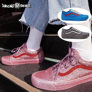 Vans Opening Ceremony Vault  Oldskool 联名闪粉闪蓝黑色男女鞋