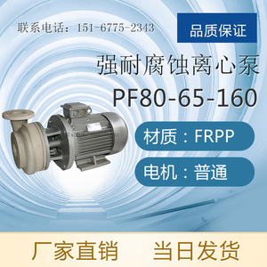 PF（FS）65-50-160型碱液输送塑料化工泵 有机溶剂输送塑料泵