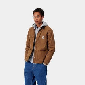 卡哈特春秋薄密歇根帆布工装夹克carhartt michigan coat经典外套