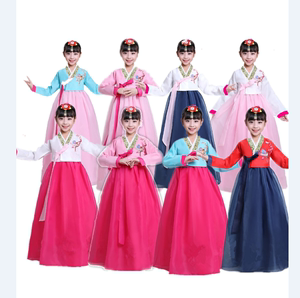 女童韩服朝鲜族衣服少数民族服装儿童演出服男童幼儿园表演服古装