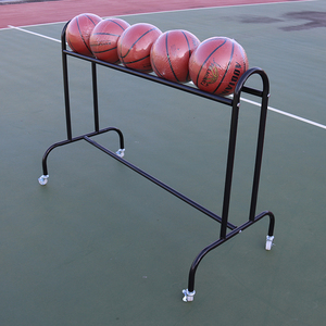 三分球投篮比赛钢管篮球架推车装球车移动训练球类收纳置斜架角度