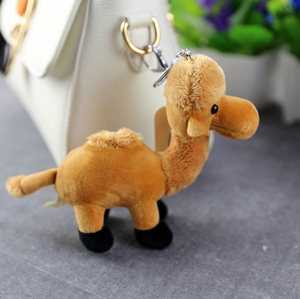可刻字骆驼小马新疆风公仔车钥匙环个性钥匙链可爱包饰品挂件挂链