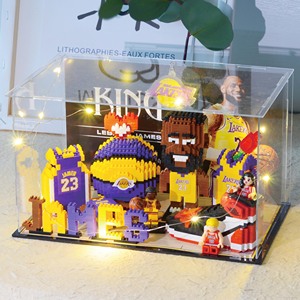詹姆斯科比杜兰特库里篮球迷周边拼装积木手办模型生日礼物纪念品
