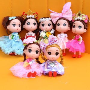 可爱公主迷糊公仔婚纱娃娃幼儿园女孩玩具钥匙扣儿童节礼物品挂件