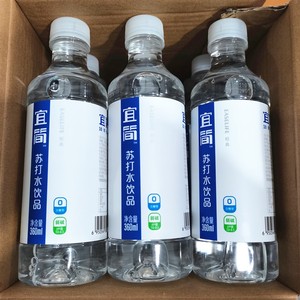 纸箱】宜简苏打水饮品360ml*15瓶弱碱饮用水生活宜简无汽无糖饮料