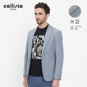 【微弹色织面料】callisto卡利斯特新款男士西装外套休闲西服便西