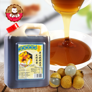 广村龙眼香蜜蜂蜜 3kg/桶 咖啡奶茶原料时尚饮品 餐饮专用