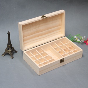 特惠 多特瑞精油木盒  精油木箱 24+1格 15毫升精油木盒有LOGO