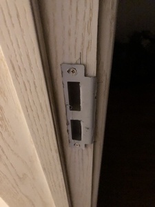 板挡板 门锁扣片室内房片门锁配件片挡片锁具配导向钢件卧室门框