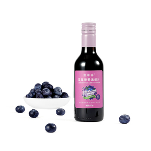 凯缘春蓝莓原果浓缩汁 蓝莓之恋187ml*8瓶 礼盒装