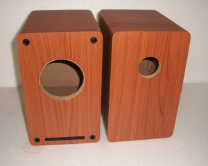 音响4寸迷宫毒音箱 空箱 日本喇叭空箱体全频同轴HIFI木质低音炮