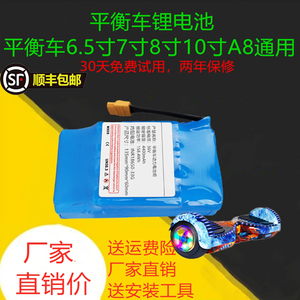 平衡车锂电池36V42V通用电动双轮扭扭车动力大容量电瓶大陆