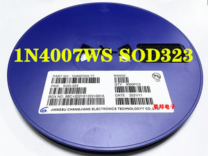 1N4007WS IN4007 印:T7 SOD-323/123 0805/1206 贴片二极管整盘