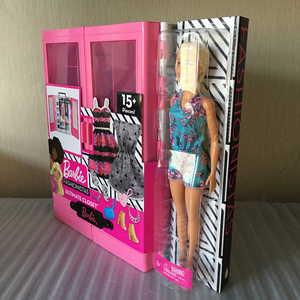 GBK12芭比娃娃时尚梦幻衣橱套装公主女孩换装衣服生日礼物玩具