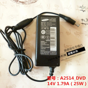 包邮原装三星14V 1.79A1.786A电脑液晶显示器电源适配器A2514_DVD