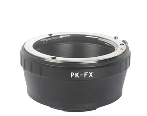 PK-FX 高精度转接环适用宾得PK口镜头转富士FX (X-PRO1/X-E1)卡口