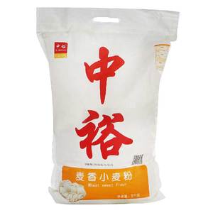 中裕面粉 麦香小麦粉5kg 中筋家用水饺包子馒头大饼山东北方麦芯