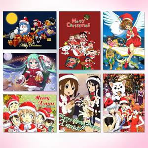 圣诞节海报|日本卡通动漫周边|百变小樱|初音未来|卧室宿舍装饰画