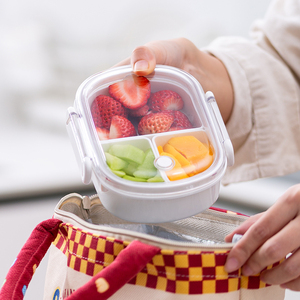 ASVEL小学生专用水果盒 日本便当盒儿童宝宝便携外出餐盒水果饭盒