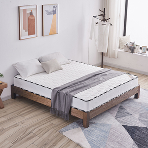 北欧环保棉布面料席梦思椰棕床垫天然乳胶弹簧1.2米1.5m1.8米床