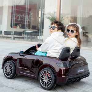 儿童电动车四轮遥控汽车可坐大人超大双座小孩宝宝帕拉梅拉玩具车