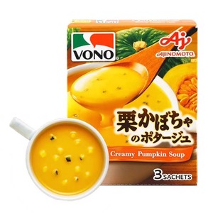 日本进口味之素VONO奶油土豆/南瓜/玉米浓汤速食汤59.4g临期清仓