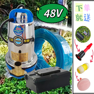 48v上海步赋高扬程大流量直流电浇菜神器可移动电源定制电瓶直流