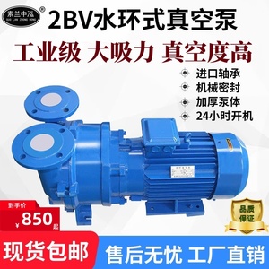 2BV水环式真空泵工业用抽气泵不锈钢水循环真空泵压缩机2071/5121