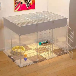 宠物围栏猫笼子室内家用小型犬窝自由组合狗狗栅栏隔离门兔子笼子