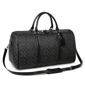 LVALUE欧美新款高端男士旅行包大容量印花行李袋时尚出行收纳大包