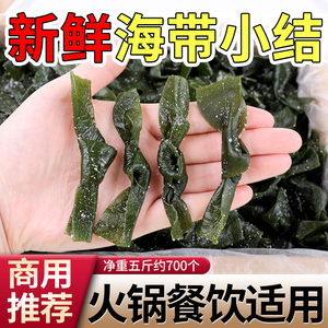 新鲜海带结商用净重5斤海带扣半干货关东煮火锅串串食材非特级厚