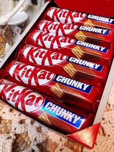Kitkat CHUNKY38G/24条威化巧克力原味荷兰巧克力休闲食品整盒包
