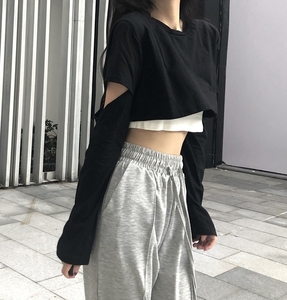 爵士跳舞jazz上衣女练功服zumba衣服女团打歌服韩舞服装kpop舞蹈