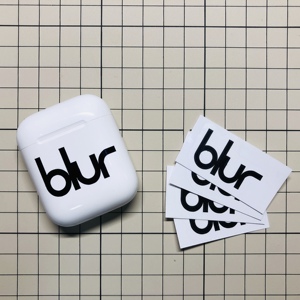 英伦乐队 Blur 金牙 猴子 面面苹果 AirPods充电盒贴纸 不留胶
