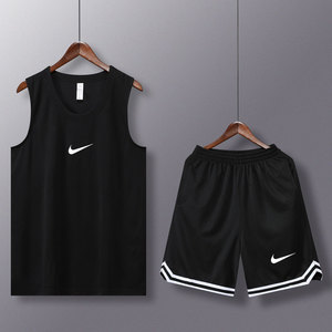 DIY篮球服定制套装训练服队服透气无袖夏季男女球衣背心印号球服