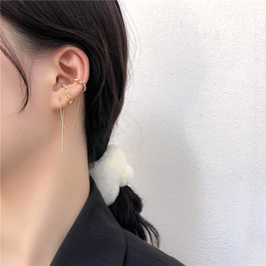 韩国高级感耳骨夹女冷淡风流苏链条复古耳线无耳洞耳夹耳钉B298