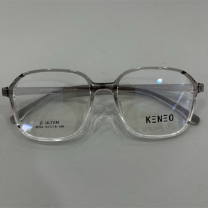 Made In China眼镜架β-ULTEM KNO肯诺眼镜框8054灰色渐变透明框