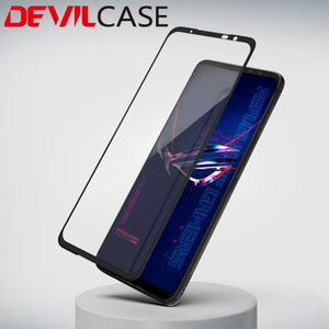 台湾DEVILCASE全面强化版适用于ROG Phone7/6Pro/6D Ultimate天玑版2.5D平面满版防指纹雾面电竞钢化玻璃贴膜