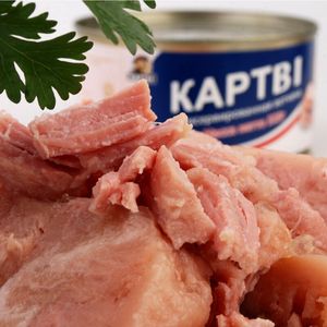 包邮俄罗斯进口风味俄式口味猪肉火腿午餐肉罐头开罐即食零食品