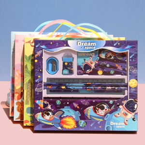 新款圣诞文具套装礼盒幼儿园小学生儿童奖品生日礼物学习用品批发