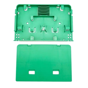 厂家直销绿色直熔盘ABS环保6芯光纤熔纤盘交接箱专用光交小盘特价