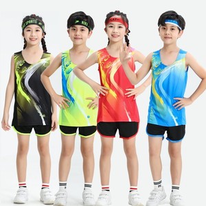 田径服套装男女儿童田径训练服运动服体育生比赛服体考学生短跑